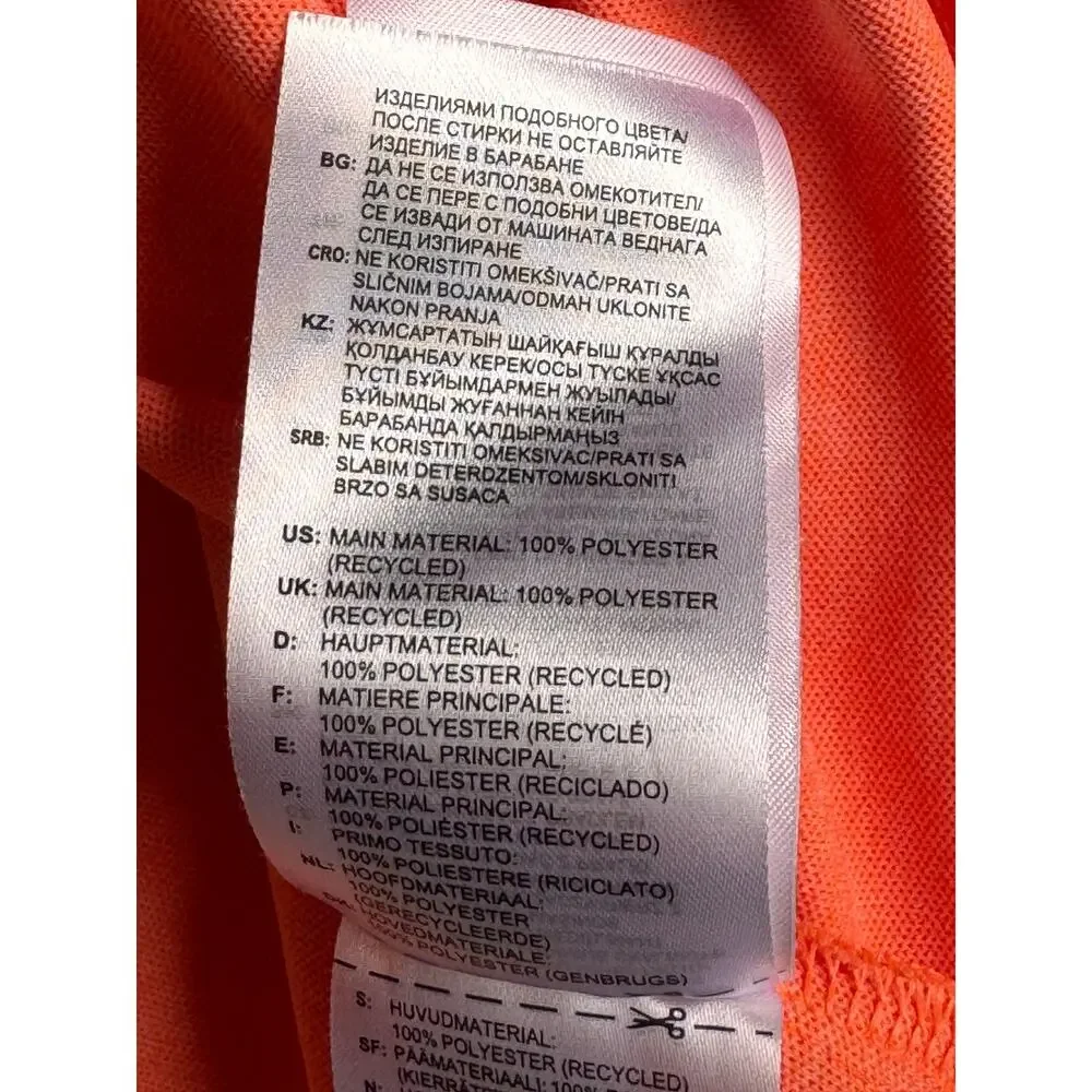 Adidas Men’s Bright Orange Golf Polo Size 2XL